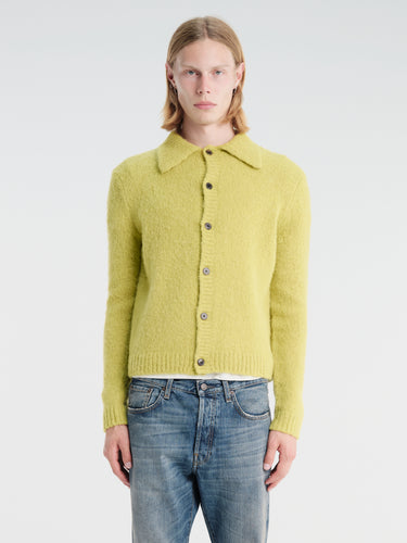 Dries Van Noten - Mora Cardigan in Lime