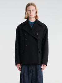 Dries Van Noten - Wool Coat in Black