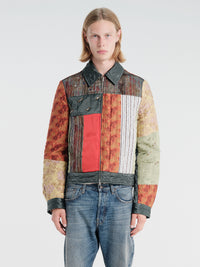 Dries Van Noten - Patchwork Panel Jacket in Dessin B