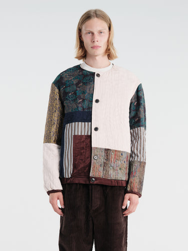 Dries Van Noten - Patchwork Panel Jacket in Dessin B