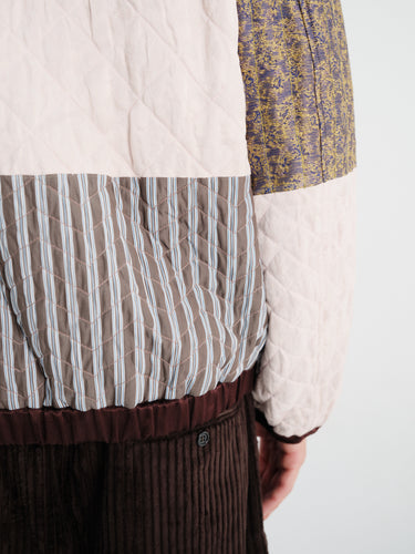 Dries Van Noten - Patchwork Panel Jacket in Dessin B