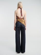Dries Van Noten - Carfys Jacquard Wrap Top in Purple