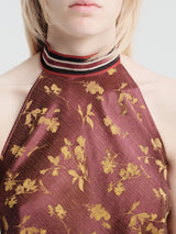 Dries Van Noten - Carfys Jacquard Wrap Top in Purple