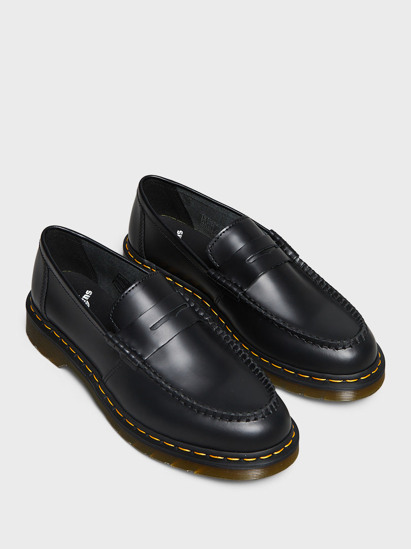 Penton Loafers in Black Smooth