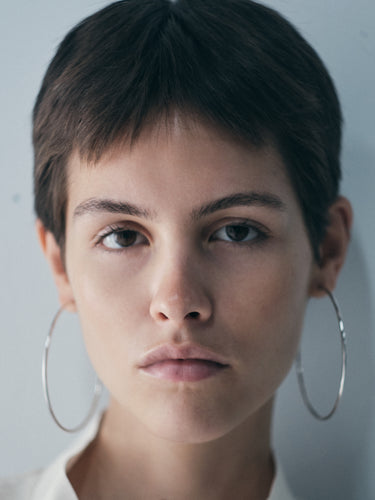 Maria Black - Senorita 70 Hoop Earrings in Silver