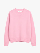 Dunst - Unisex Chunky Roll Neck Sweater in Pale Pink