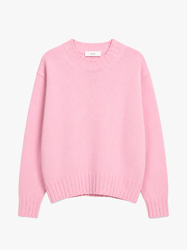Dunst - Unisex Chunky Roll Neck Sweater in Pale Pink