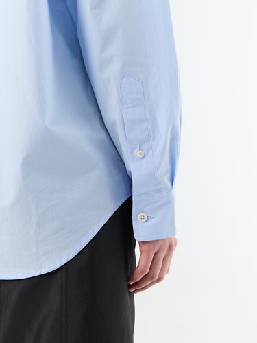 Dunst - Unisex Soft Poplin BD Shirt in Soft Blue