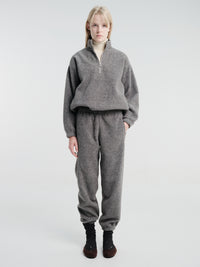 Dunst - Unisex Boucle Jogger Pants in Melange Grey
