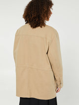 Dunst - Unisex Vintage Half Work Jacket in Beige