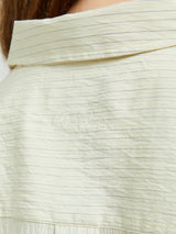 Dunst - Unisex Classic Oversized Shirt in Lemon Stripe