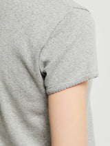 Dunst - Essential Slim-Fit Crochet Top in Melange Grey