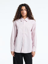 Dunst - Unisex Informal Shirt in Soft Pink Stripe