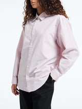 Dunst - Unisex Informal Shirt in Soft Pink Stripe