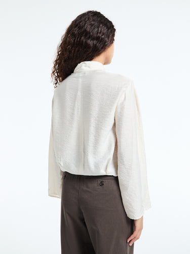 Dunst - Tie Blouse in Cream