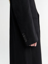 Dunst - Unisex Oversized Double Coat in Black