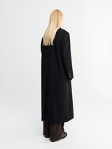 Dunst - Unisex Oversized Double Coat in Black