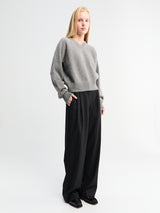 Dunst - Double Pleated Slacks in Black