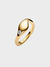 Maria Black - Dolphin Ring with Gold Plating