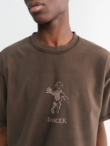 Dancer - OG Logo Inside T-Shirt in Brown