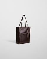 Phoebe Philo - Paper Tote in Chocolate Brown