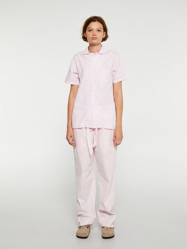 Tekla - Poplin Pyjamas Pants in Soft Pink
