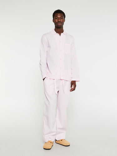 Tekla - Poplin Pyjamas Pants in Soft Pink