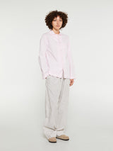 Tekla - Poplin Pyjamas Shirt in Soft Pink