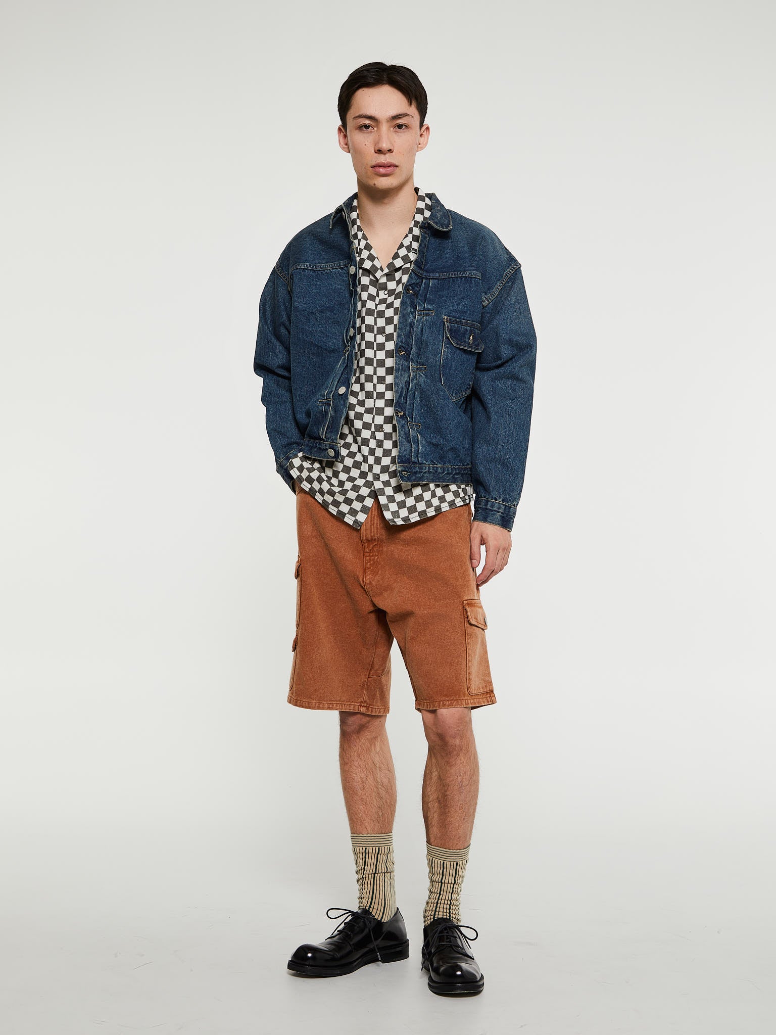 Cargo Shorts Woven in Brown