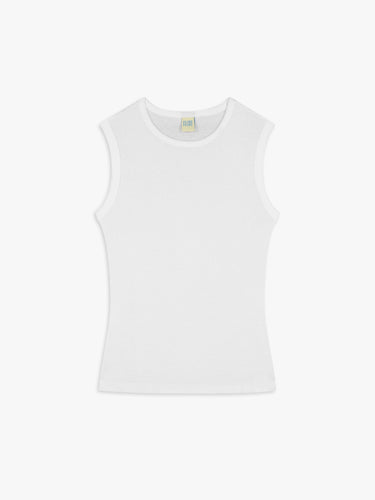 FLORE FLORE - Esmé Tank in White