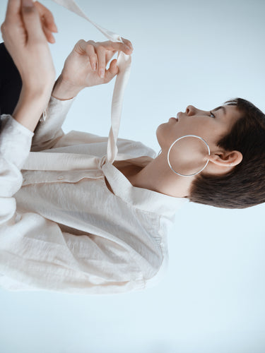 Maria Black - Senorita 70 Hoop Earrings in Silver