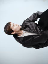 Lemaire - Boxy Leather Blouson in Moka