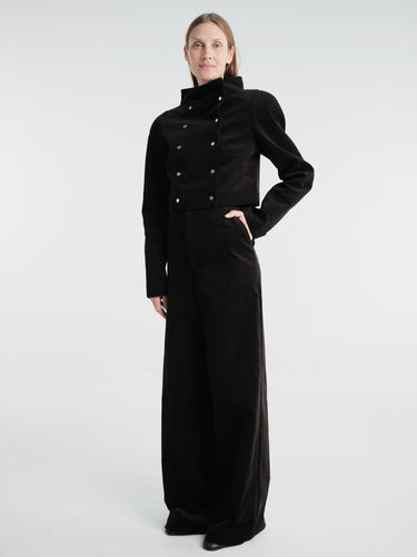 Fidan Novruzova - Shea Trousers in Black Corduroy