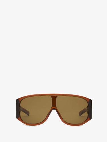 Flatlist - John Jovino Crystal Brown / Solid Brown Lens in Crystal Brown / Solid Brown Lens