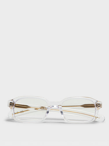 Flatlist - Hanky Sunglasses in Clear Crystal and Clear Lens