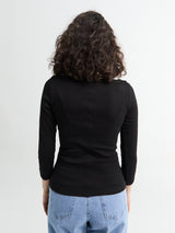 FLORE FLORE - Steffi Tee in Black