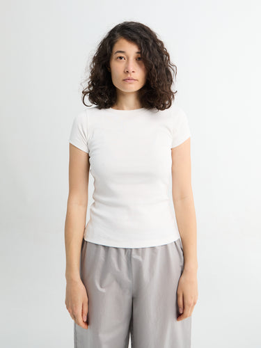 FLORE FLORE - Car Baby Tee in White