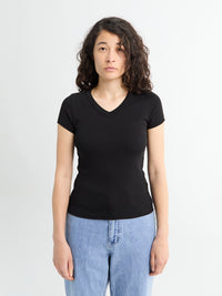 FLORE FLORE - Jill Baby Tee in Black