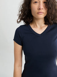 FLORE FLORE - Jill Baby Tee in Navy