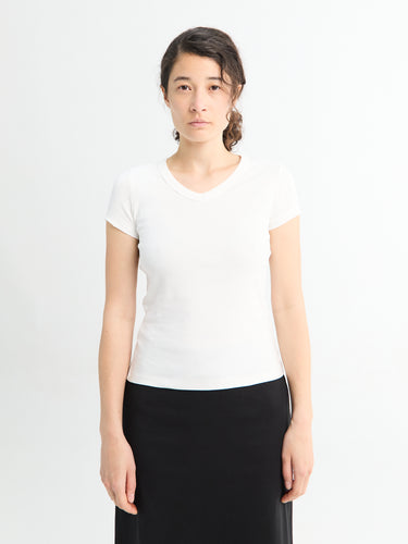 FLORE FLORE - Jill Baby Tee in White