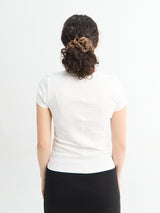 FLORE FLORE - Jill Baby Tee in White