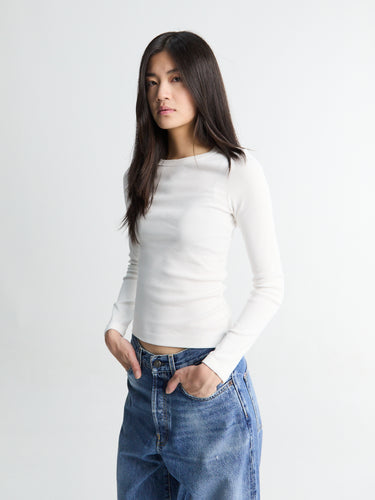 FLORE FLORE - Max Tee in White