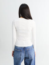 FLORE FLORE - Max Tee in White
