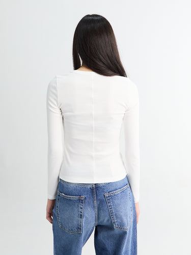 FLORE FLORE - Max Tee in White