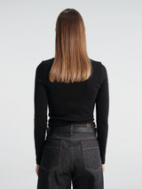 FLORE FLORE - Dinah Turtleneck in Black