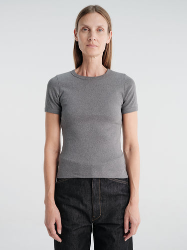 FLORE FLORE - Car Tee in Melee Grey