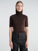 FLORE FLORE - Dinah Tee in Dark Brown