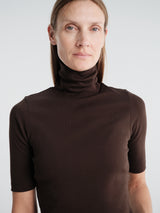 FLORE FLORE - Dinah Tee in Dark Brown