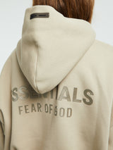 Fear of God - Classic Fit Fleece Zip-Up Hoodie in Timber