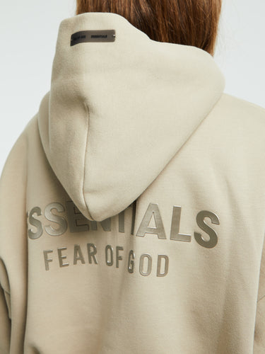 Fear of God - Classic Fit Fleece Zip-Up Hoodie in Timber